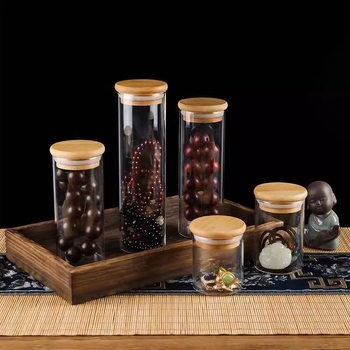 Üveg ékszerbemutató doboz, porálló, kínai stílusú, modell 1003888858