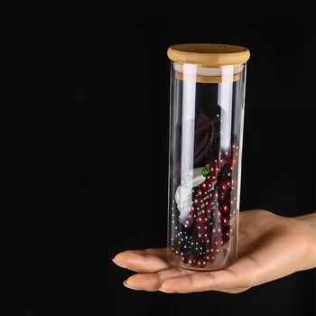 Üveg ékszerbemutató doboz, porálló, kínai stílusú, modell 1003888858