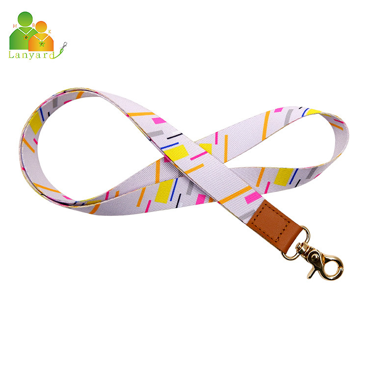 Lanyard za identifikacijsku kartu od poliestera, termo transfer, otisnuto logo