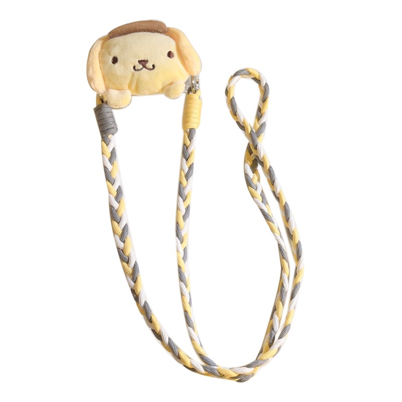 Pamia pútko na mobilný telefón — dámsky štýl, nylonové šnúry, plastová spona, zadný klip, krížový dizajn