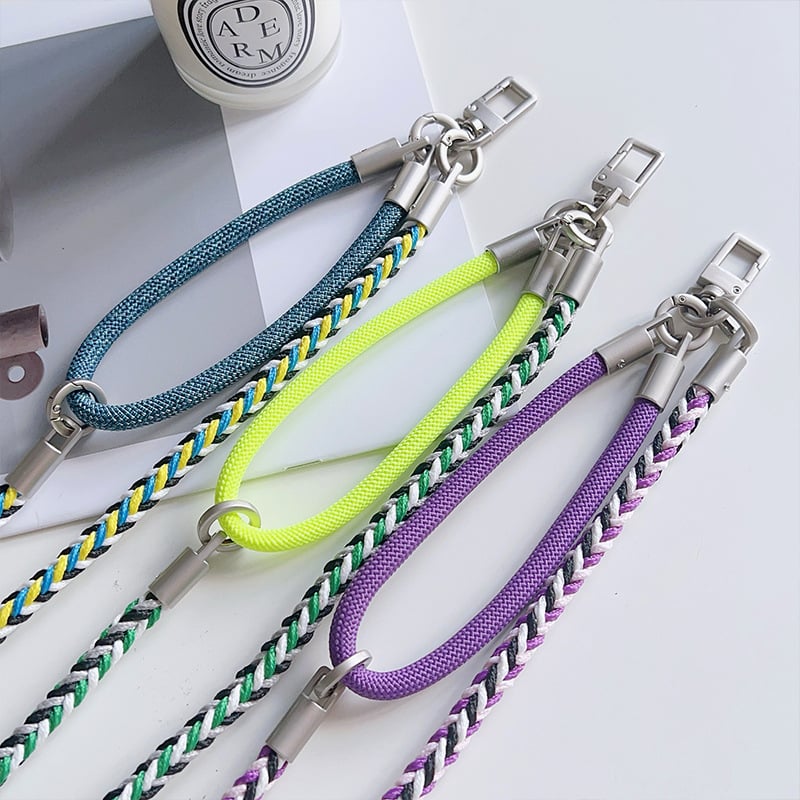 Unisex crossbody narukvica za telefon, poliesterska tkanina, metalna kopča — Cool Caterpillar