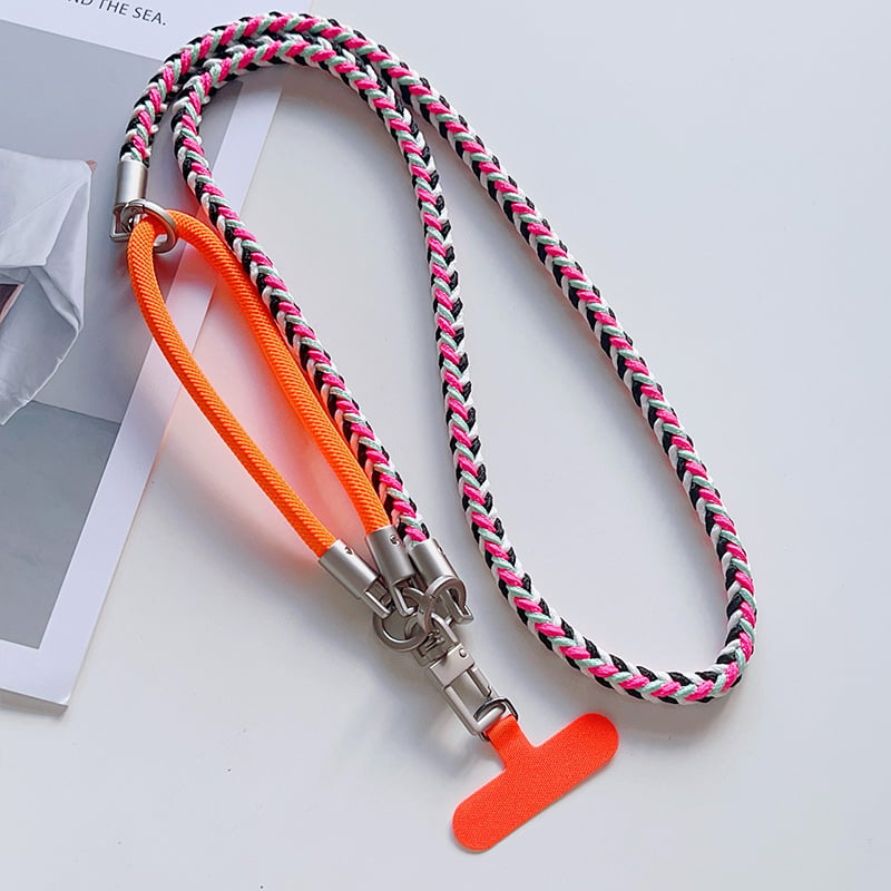 Unisex crossbody narukvica za telefon, poliesterska tkanina, metalna kopča — Cool Caterpillar