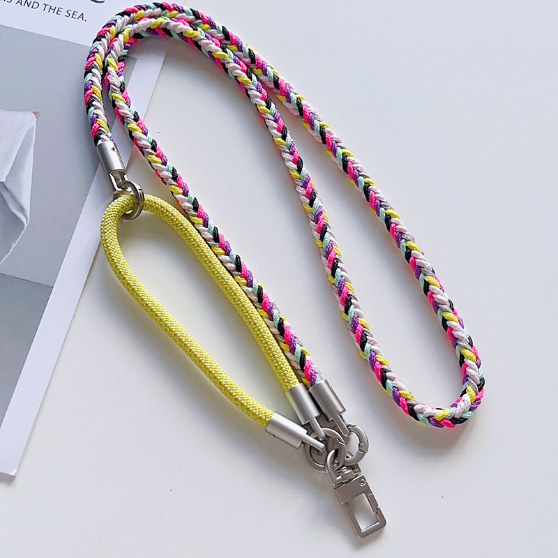Unisex crossbody narukvica za telefon, poliesterska tkanina, metalna kopča — Cool Caterpillar