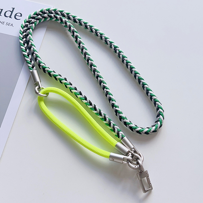 Unisex crossbody narukvica za telefon, poliesterska tkanina, metalna kopča — Cool Caterpillar
