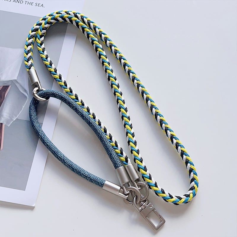 Unisex crossbody narukvica za telefon, poliesterska tkanina, metalna kopča — Cool Caterpillar