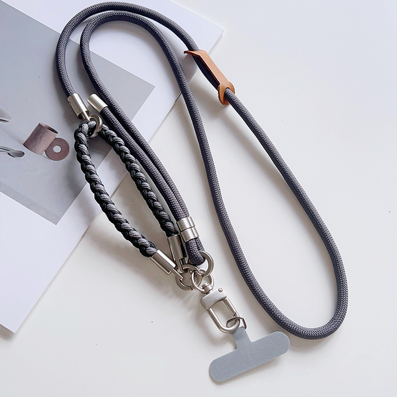 Unisex crossbody narukvica za telefon, poliesterska tkanina, metalna kopča — Cool Caterpillar