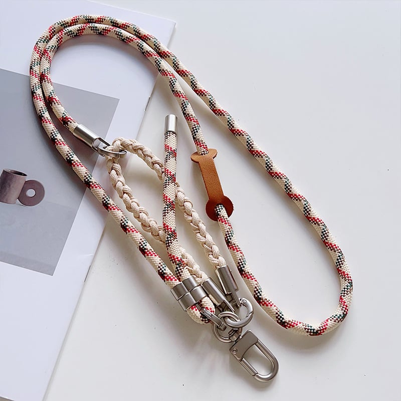 Unisex crossbody narukvica za telefon, poliesterska tkanina, metalna kopča — Cool Caterpillar
