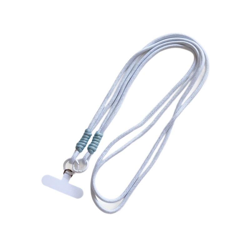 Kabel za telefon s poliesterskim užetom, metalna kopča, anti-gubitak, privjesak u obliku slova T