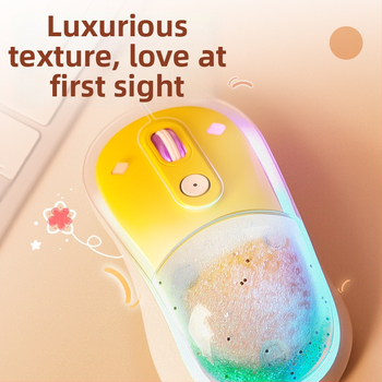 Оптична безжична мишка WH001, 2400 dpi, 2.4 GHz, ергономична, Plug-and-Play