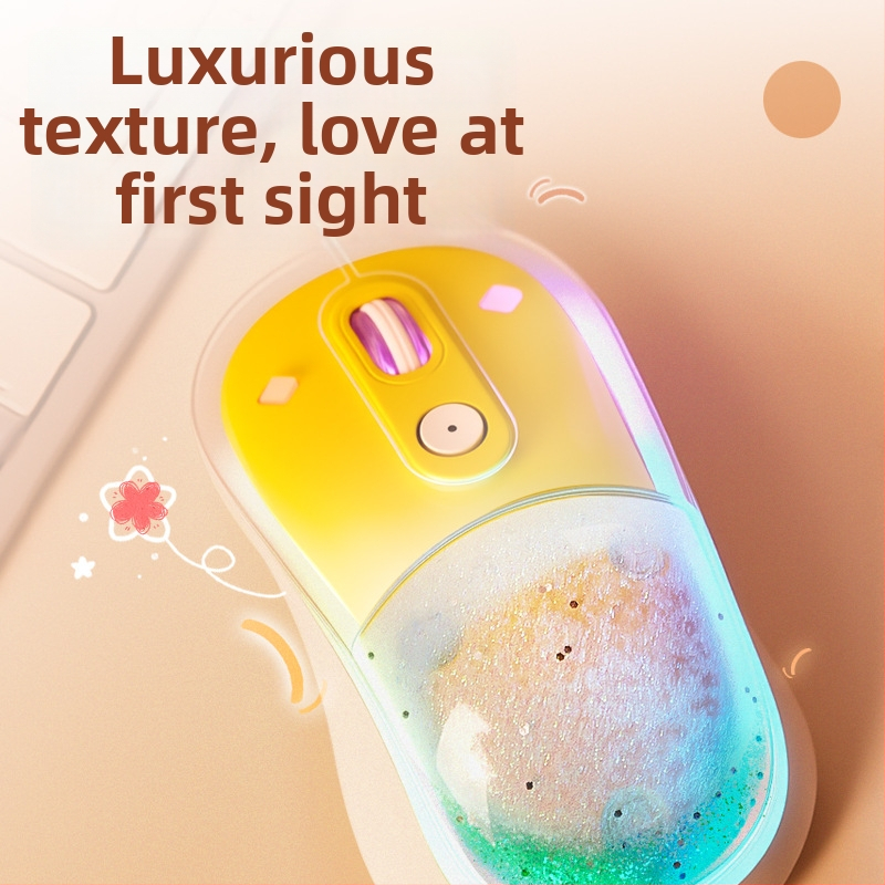 Оптична безжична мишка WH001, 2400 dpi, 2.4 GHz, ергономична, Plug-and-Play