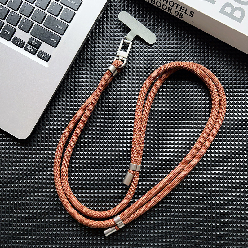 Lanyard na mobilný telefón, polyesterový šnúra, kovová spona, unisex, Love cool caterpillar