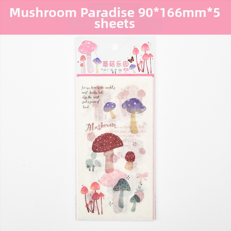 Бележник с хартиени стикери за дневник — сладки карикатури, модел HZ0183, печат, серия And paper stickers