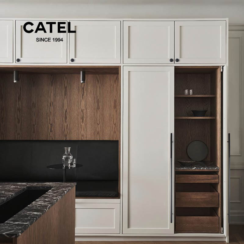Carter 3647 – Čvrsta prilagodljiva ručka za garderobu, vrata, ormarić i ladicu od Space aluminija – moderni minimalistički stil, dugačka ručka