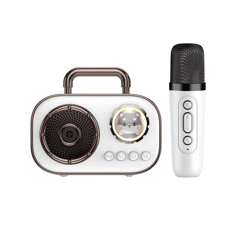 Prijenosni Bluetooth zvučnik, Bluetooth 5.3; Frekvencijski odziv 100 Hz–20 kHz; SNR ≥60 dB; Doseg 10 m; Ugrađena baterija 500–800 mAh