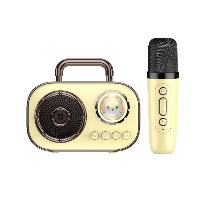 Prijenosni Bluetooth zvučnik, Bluetooth 5.3; Frekvencijski odziv 100 Hz–20 kHz; SNR ≥60 dB; Doseg 10 m; Ugrađena baterija 500–800 mAh