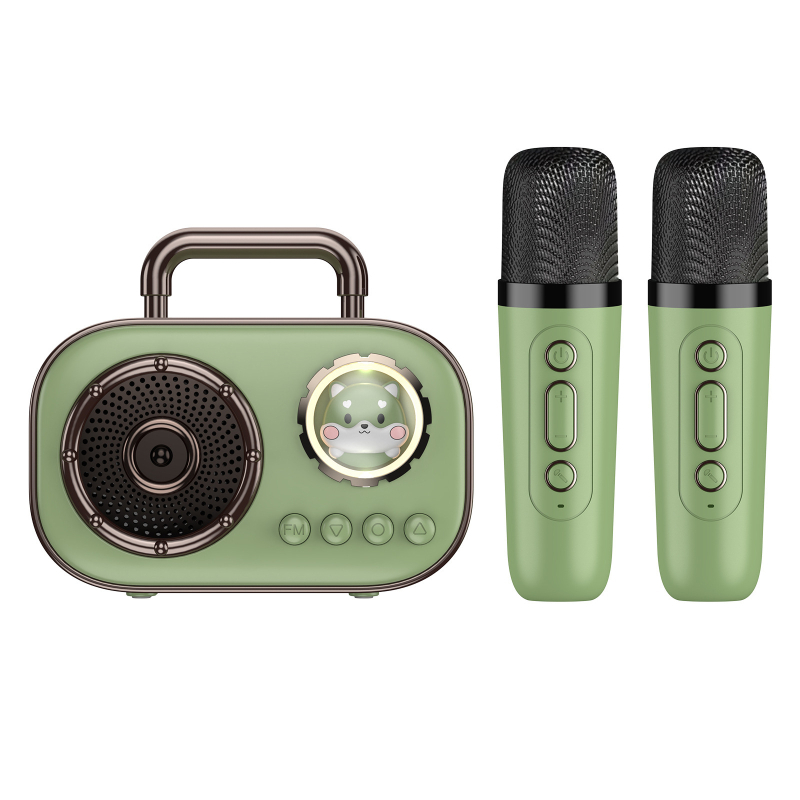 Prijenosni Bluetooth zvučnik, Bluetooth 5.3; Frekvencijski odziv 100 Hz–20 kHz; SNR ≥60 dB; Doseg 10 m; Ugrađena baterija 500–800 mAh