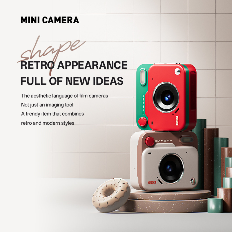 Mini retro digitalni fotoaparat Y6000 s CCD senzorom 1/1.7 inch, 8 MP, rezolucija 8000x6000, periskopski objektiv, elektronička stabilizacija slike