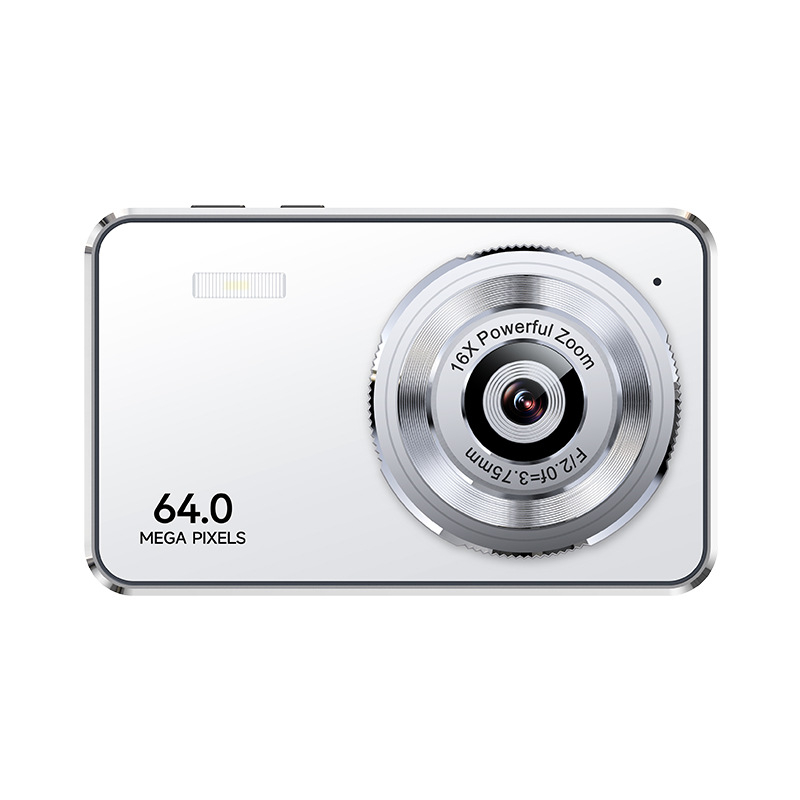 Digitális kamera CMOS szenzorral, 4,8 MP, 2,4 hüvelykes érintőképernyő, elektronikus képstabilizálás, SD-kártya tárolás