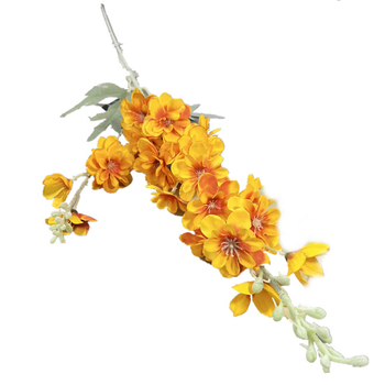 Garden svileno cvijeće Delphinium i Hyacint, aranžman za vjenčanja i kućnu dekoraciju
