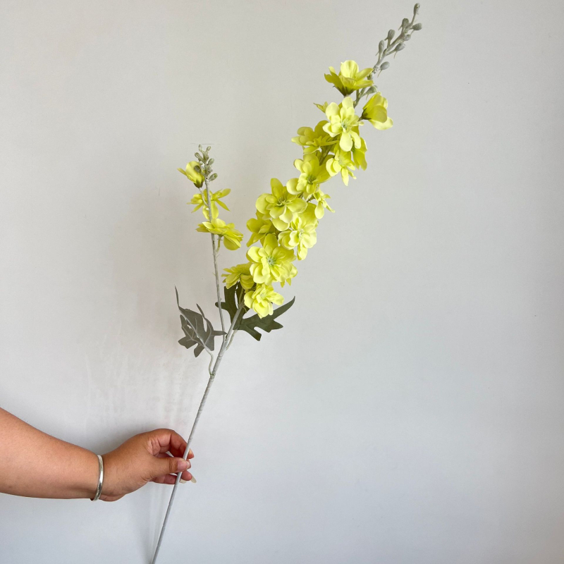 Garden svileno cvijeće Delphinium i Hyacint, aranžman za vjenčanja i kućnu dekoraciju