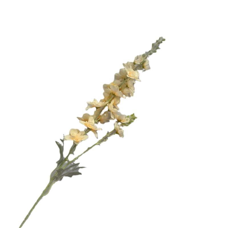 Umjetni cvijet Delphinium, flokirani svilenkasti materijal, reljefna tekstura, sorta 19037836944, pogodno za vjenčanja, rekvizite za fotografiranje i kućnu dekoraciju
