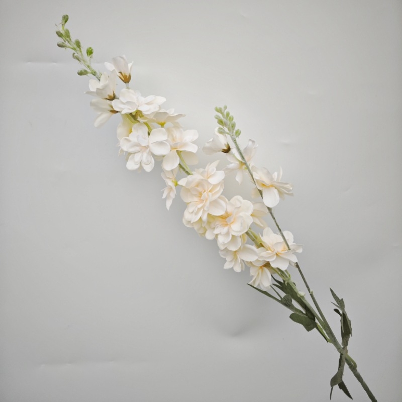 Umjetni cvijet Delphinium, flokirani svilenkasti materijal, reljefna tekstura, sorta 19037836944, pogodno za vjenčanja, rekvizite za fotografiranje i kućnu dekoraciju