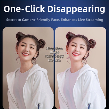 LED svetlo pre živý prenos, 15W, trojfarebná teplota farby, stolný držiak na tvár a krk