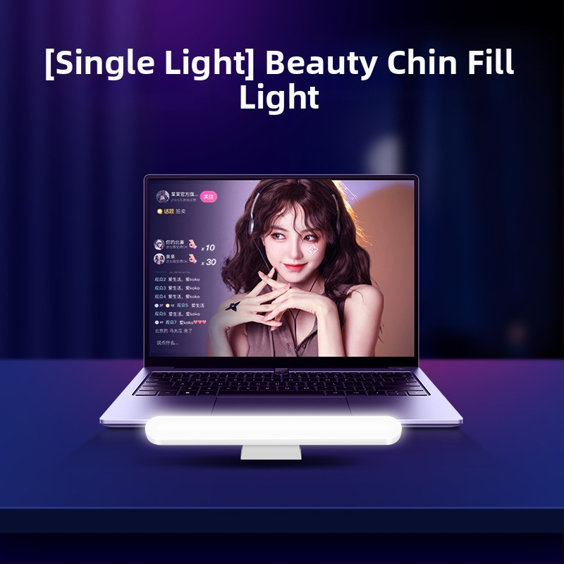 LED svetlo pre živý prenos, 15W, trojfarebná teplota farby, stolný držiak na tvár a krk