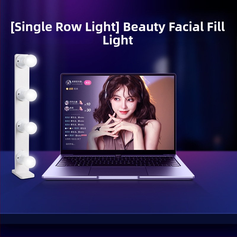 LED svetlo pre živý prenos, 15W, trojfarebná teplota farby, stolný držiak na tvár a krk