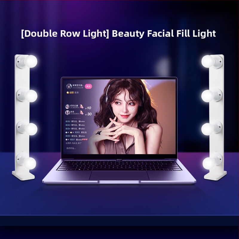 LED svetlo pre živý prenos, 15W, trojfarebná teplota farby, stolný držiak na tvár a krk