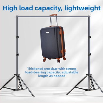 Teleskopinis fonų laikiklis fotografijoms, audiniams ir popieriniams fonams