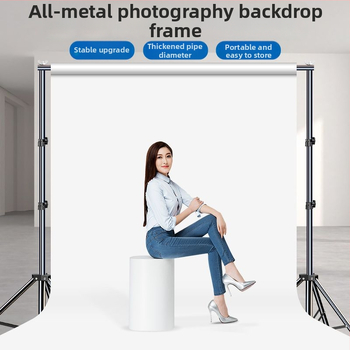 Teleskopinis fonų laikiklis fotografijoms, audiniams ir popieriniams fonams