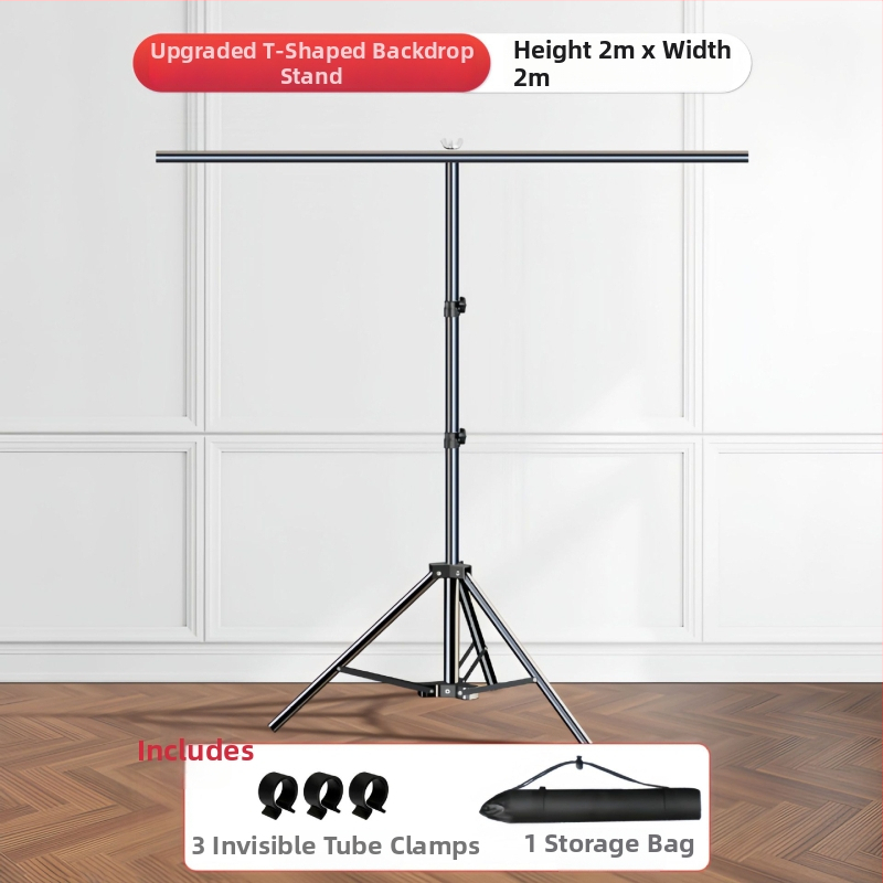 Teleskopinis fonų laikiklis fotografijoms, audiniams ir popieriniams fonams