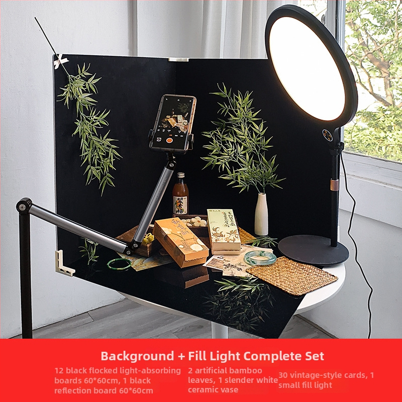 Senovinio stiliaus fotografijos fonas su judančiu flokotu audinio fonu papuošalų transliacijai gyvai | Modelis ltao1001830907