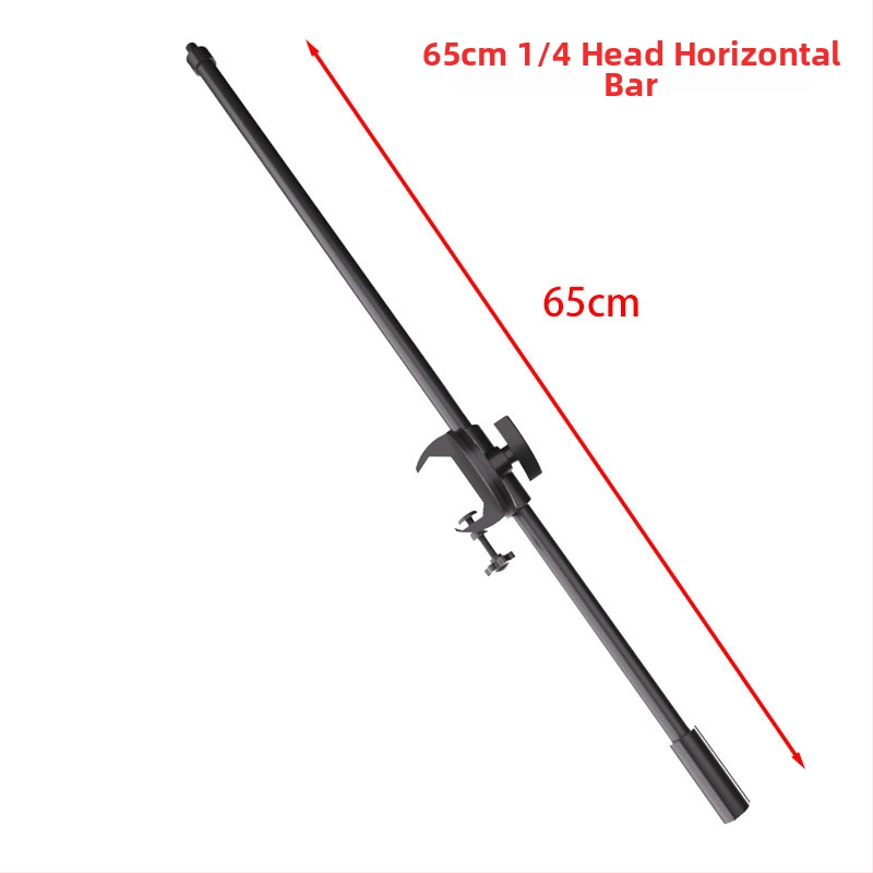 Teleskopiskais mikrofonu rāmis telefonam un planšetēm uz statīva – sakausējums, pielāgojams