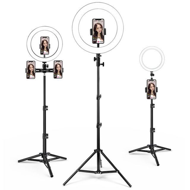 Deer Suport de podea pentru telefon – trepied pentru transmisiuni live, plastic, stil simplu