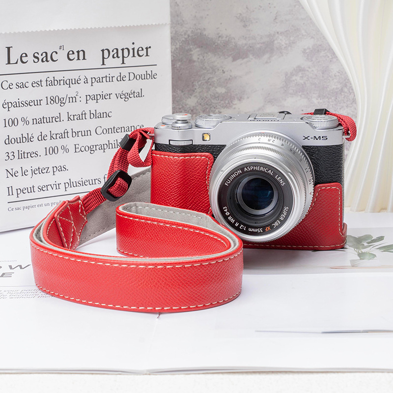 Τσάντα για κάμερα Fujifilm XM5 – Τσάντα ώμου, Υλικό PU, Unisex, Φθινόπωρο 2024