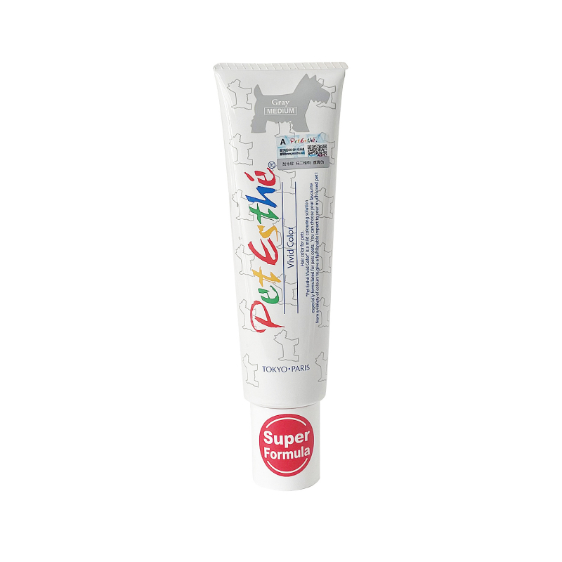 Vopsea pentru câini – pe bază de silicon, netoxică, Bright Aisi, cremă medie, pentru câini