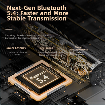 Bezvadu Bluetooth Lavalier Austiņas ar automašīnas Handsfree, 10 m darbības diapazons, retro stils