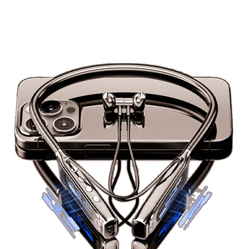 Bezvadu Bluetooth Lavalier Austiņas ar automašīnas Handsfree, 10 m darbības diapazons, retro stils