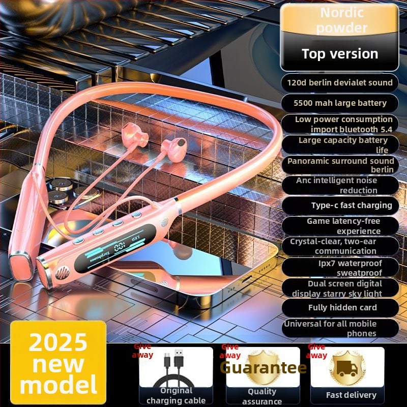 Bezvadu Bluetooth Lavalier Austiņas ar automašīnas Handsfree, 10 m darbības diapazons, retro stils