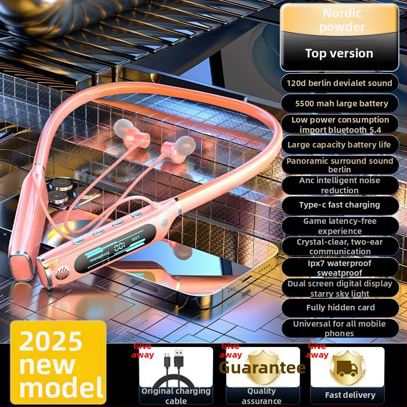 Bezvadu Bluetooth Lavalier Austiņas ar automašīnas Handsfree, 10 m darbības diapazons, retro stils