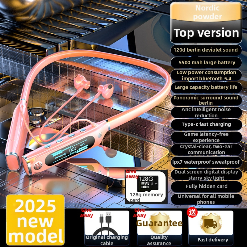 Bezvadu Bluetooth Lavalier Austiņas ar automašīnas Handsfree, 10 m darbības diapazons, retro stils