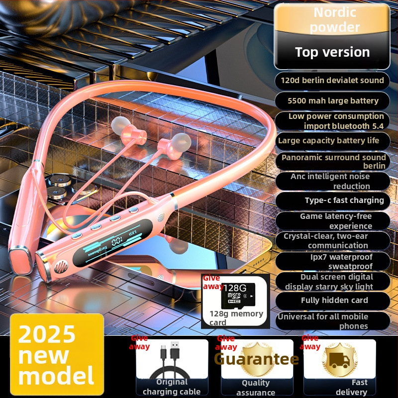 Bezvadu Bluetooth Lavalier Austiņas ar automašīnas Handsfree, 10 m darbības diapazons, retro stils