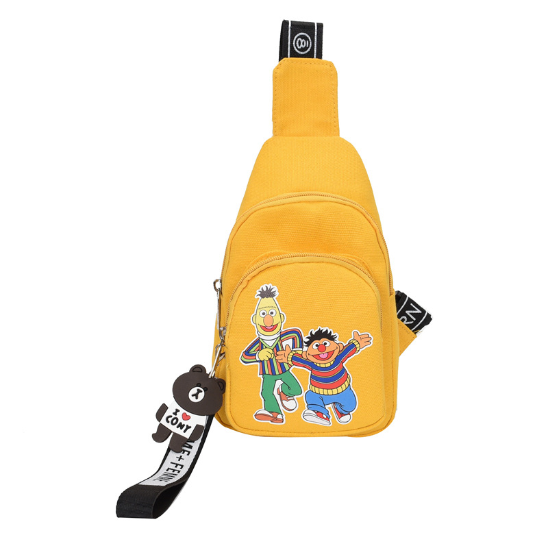 Dječja crossbody torba, Korejski stil, Gradska jednostavnost, Oxford tkanina, Zip zatvarač, Unutarnji džep sa zatvaračem, Bez podloge, Za svakodnevnu upotrebu