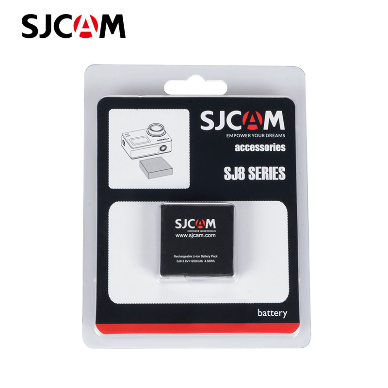 SJCAM Sj4000 baterija – litijeva, kompatibilna s Sj4000 kamerom 8/10, prilagodljiv logo