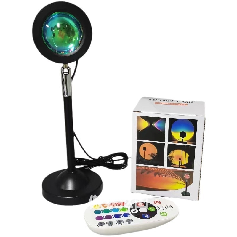 RGB mini saullēkts lampiņa fotografēšanai un tiešraidei — USB barošana, attālo kontroles vadība, 5V, 3W, galda stilisks