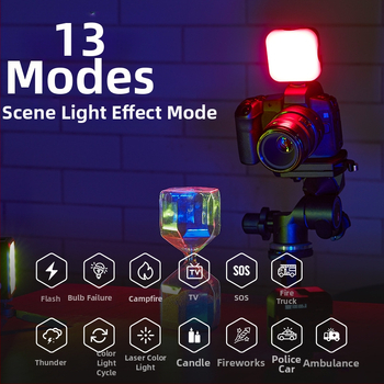 Mini LED rasvjeta za dopunu, Model 6R, ručni uređaj s ugrađenom baterijom, za Live fotografiju (6W, 5V 2A)