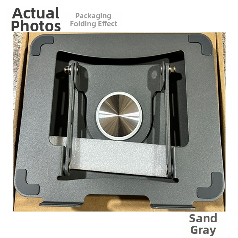 Sklopný stojan na notebook a tablet, 360° otáčavý kovový rám, JT16-R, karbónová oceľ, nastaviteľný uhol, odvádzanie tepla, pre zariadenia 10–17 palcov