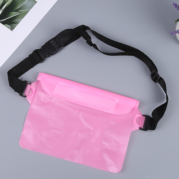 Geantă PVC impermeabilă pentru telefonul mobil – stil modern simplu, cu logo imprimat, pentru utilizare în exterior